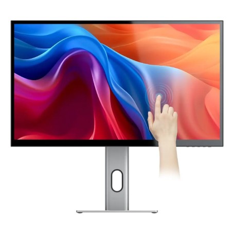 ALOGIC 27C5KPDT Monitor PC 68,6 cm (27") 5120 x 2880 Pixel 5K Ultra HD LED Touch screen Multi utente Nero, Argento