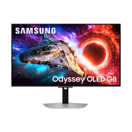 Samsung G80SH Monitor PC 81,3 cm (32") 3840 x 2160 Pixel 4K Ultra HD OLED Argento (LS32HG800SUXEN)