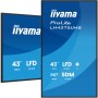 iiyama LH4375UHS-B2AG visualizzatore di messaggi Pannello piatto per segnaletica digitale 108 cm (42.5") LCD Wi-Fi 500 cd/m² 4K