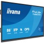 iiyama TN8605A-B1AG visualizzatore di messaggi Pannello piatto interattivo 2,17 m (85.6") 500 cd/m² 4K Ultra HD Nero Touch scre