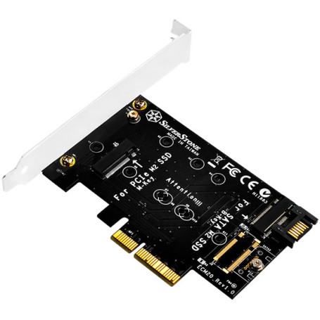 Silverstone ECM20 scheda di interfaccia e adattatore Interno PCIe, SATA (SST-ECM20)