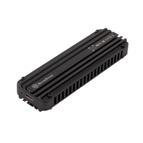 Silverstone MS12 Box esterno SSD Nero M.2 (SST-MS12)