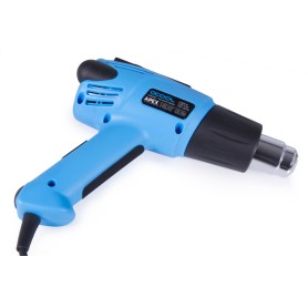Alphacool 10178 pistola a caldo Pistola ad aria calda 650 °C 2000 W Nero, Blu