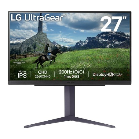 LG 27GS85Q-B Monitor PC 68,6 cm (27") 2560 x 1440 Pixel Quad HD LCD Nero (27GS85Q-B.AEU)