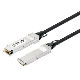 Intellinet 508513 cavo InfiniBand e in fibra ottica 2 m QSFP+ Nero, Argento
