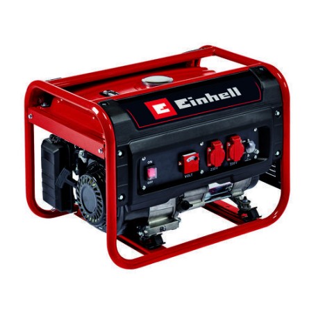 Einhell TC-PG 25/1/E5 gruppo elettrogeno 15 L Benzina Nero, Rosso (4152600)