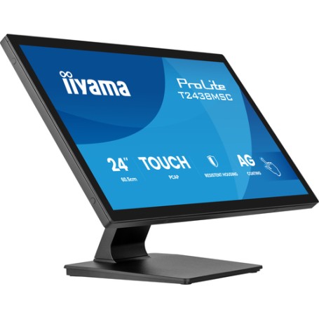 iiyama ProLite T2438MSC-B2 Monitor PC 60,5 cm (23.8") 1920 x 1080 Pixel Full HD Touch screen