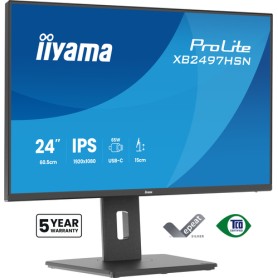 iiyama ProLite XB2497HSN-B1 Monitor PC 60,5 cm (23.8") 1920 x 1080 Pixel Full HD LED Nero