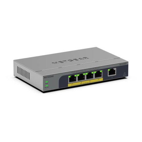 NETGEAR GS105EP Non gestito Gigabit Ethernet (10/100/1000) Supporto Power over Ethernet (PoE) Grigio (GS105EP-100EUS)