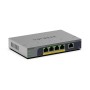 NETGEAR GS105EP Non gestito Gigabit Ethernet (10/100/1000) Supporto Power over Ethernet (PoE) Grigio (GS105EP-100EUS)