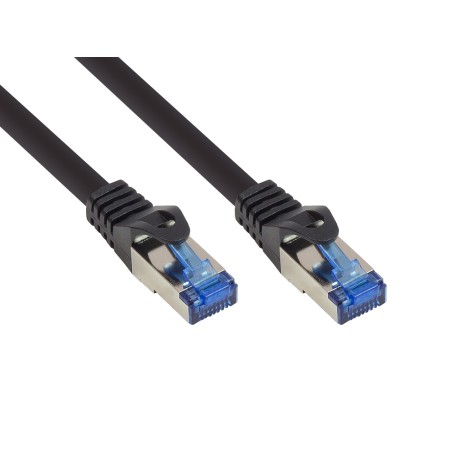 Alcasa 8060-SF005S cavo di rete Nero 0,5 m Cat6a S/FTP (S-STP) (8060-SF005S)