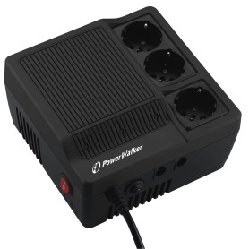 PowerWalker AVR 600 regolatore di tensione 3 presa(e) AC Nero (10120300)
