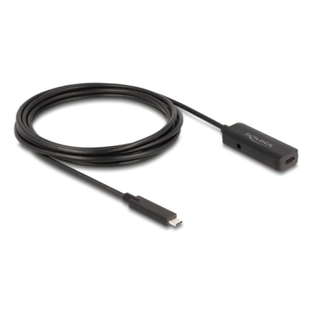 DeLOCK 80027 cavo USB USB 3.2 Gen 2 (3.1 Gen 2) 3 m USB C 10 Gbit/s Nero