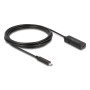 DeLOCK 80027 cavo USB USB 3.2 Gen 2 (3.1 Gen 2) 3 m USB C 10 Gbit/s Nero