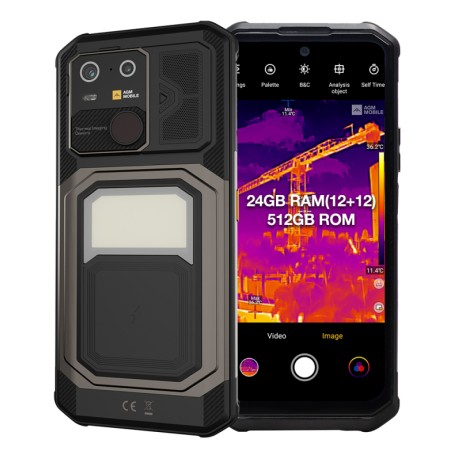 AGM G3 PRO 17,1 cm (6.72") Doppia SIM Android 15 5G USB tipo-C 12 GB 512 GB 10000 mAh Nero (AGM_G3PRO_EU002B)