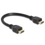 DeLOCK 83352 cavo HDMI 0,25 m HDMI tipo A (Standard) Nero (83352)