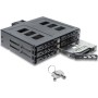 Delock 5.25? Wechselrahmen für 6 x 2.5? SATA oder SAS HDD / SSD mit Schloss (47142)
