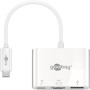 Goobay 62104 hub di interfaccia USB 3.2 Gen 1 (3.1 Gen 1) Type-C 5000 Mbit/s Bianco (62104)