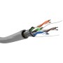 Goobay CAT 5 Patch Cable FTP, CCA , 100m cavo di rete Grigio (68706)