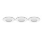 Philips Hue White and Color ambiance Luce da incasso sottile da 90 mm in confezione da 3 (8721103109170)