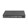 Lanberg RSFE-16P-2C-250 switch di rete Non gestito Gigabit Ethernet (10/100/1000) Supporto Power over Ethernet (PoE) 1U Nero