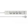 DeLOCK 11206 prolunghe e multiple 1,5 m 4 presa(e) AC Interno Bianco