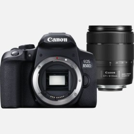 Canon EOS 850D Kit fotocamere SLR 24,1 MP CMOS 6000 x 4000 Pixel Nero (3925C020)