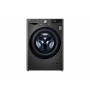 LG F6WV710P2S lavatrice Caricamento frontale 10,5 kg 1560 Giri/min Nero, Acciaio inox