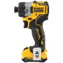 DeWALT DCF601D2 cacciavite elettrico e avvitatore a impulso 1100 Giri/min Nero, Giallo (DCF601D2-QW)
