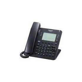 PANASONIC KX-NT630NE-B IP-Systemtelefon schwarz 6 Zeilen LCD Display bel. 6 x 4 flexible Funktionstasten 2,5 mm Headset Buchse P