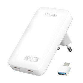 4smarts 542045 Caricabatterie per dispositivi mobili Universale Bianco AC Interno