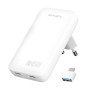 4smarts 542045 Caricabatterie per dispositivi mobili Universale Bianco AC Interno