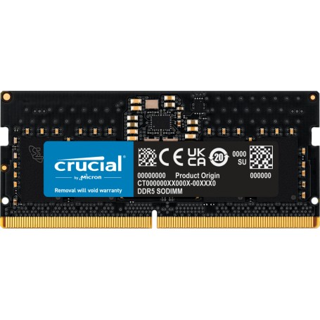 Crucial CT8G56C46S5T memoria 8 GB 1 x 8 GB DDR5 Data Integrity Check (verifica integrità dati)