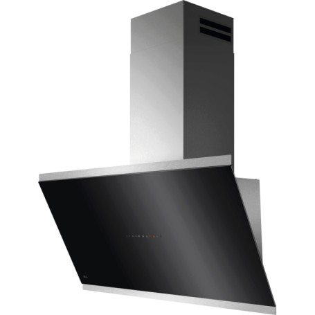 AEG GV77D91SL Cappa aspirante a parete Nero, Argento 725 m³/h