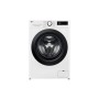 LG W4WR42966 lavasciuga Libera installazione Caricamento frontale Bianco