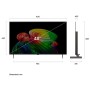 LG OLED AI 48'' Serie B6 OLED48B65LA, 4K, Nero perfetto, Dolby Vision, Processore α8 Gen3, 120Hz, G-Sync, SMART TV 2026 (OLED48B65LA.API)