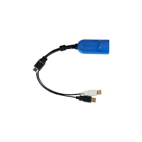 Raritan Digital HDMI, USB CIM cavo per tastiera, video e mouse Multicolore, Nero 0,3 m (D2CIM-DVUSB-HDMI)