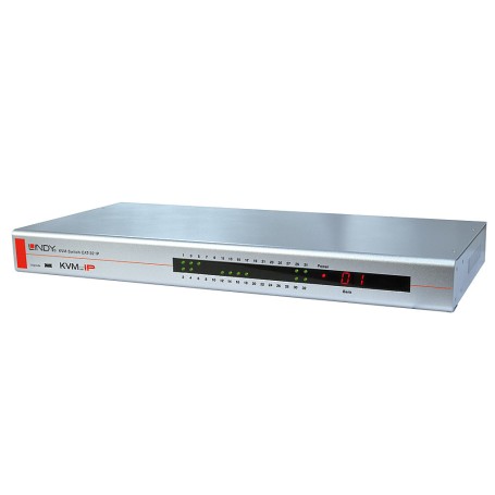 Lindy 39631 switch per keyboard-video-mouse (kvm) Argento (39631)
