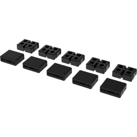 iCUE LINK Steckverbindersatz, 10-teilig (schwarz, 5 aktive und 5 passive Stecker) (CL-9011125-WW)