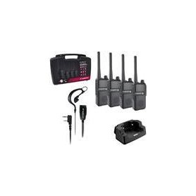 Midland Albrecht Tectalk Worker 3 - Tragbar - Zwei-Wege Funkgerät - PMR - 446 MHz - 16 Kanäle (Packung mit 4) (29826)
