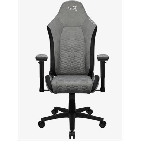 Aerocool Crown AeroSuede Universal-Gamingstuhl Gepolsterter Sitz Stone Grey (AEROCROWN-STONE-GREY)