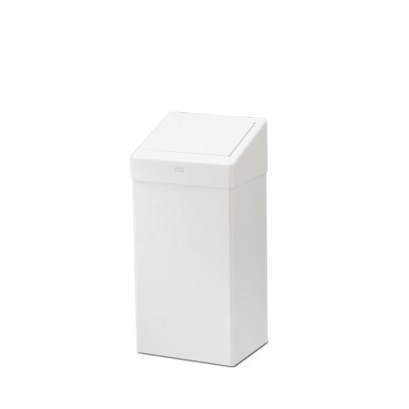 Tork 228000 bidone per la spazzatura 50 L Rettangolare Metallo Bianco