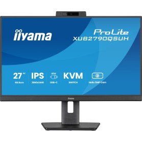 ProLite XUB2790QSUH-B2 (68.5 cm (27 Zoll), schwarz (matt), QHD, IPS, HDMI, DP, USB-C, USB-Hub, Webcam, 100Hz Panel)