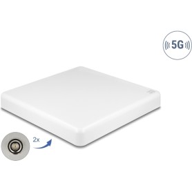 Delock 5G LTE MIMO Antenne 2 x N Buchse 2.7 - 9.0 dBi direktional Wand- und Mastmontage (81465)