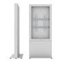 SMS Smart Media Solutions 49P Casing Freestand Storage G1 WH 124,5 cm (49") Bianco (702-008-41)
