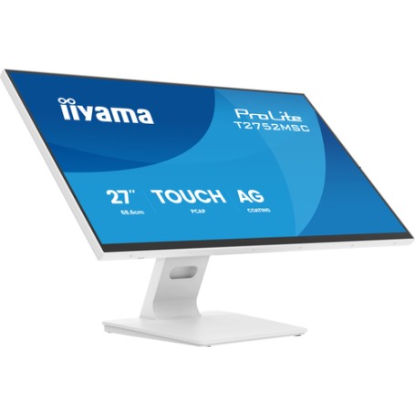 iiyama ProLite T2752MSC-W1AG Monitor PC 68,6 cm (27") 1920 x 1080 Pixel Full HD LCD Touch screen Bianco
