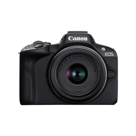Canon EOS R50, Black + RF-S 18-45 IS STM + RF-S 55-210mm F5-7.1 IS STM Kit MILC 24,2 MP CMOS 6000 x 4000 Pixel Nero (5811C023)