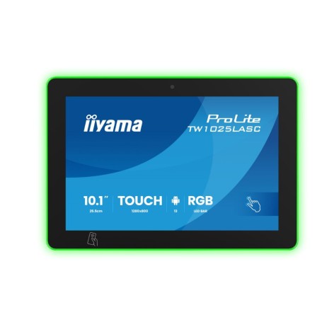 iiyama TW1025LASC-B3PNR Touch-Monitor 25,5?cm (10,1") WXGA  HDMI/DP/USB  Schwarz