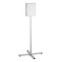 Durable 502057 stand informativo e supporto per brochure A4 Acciaio inox Antracite, Grigio
