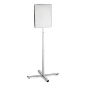 Durable 502957 stand informativo e supporto per brochure A3 Acciaio inox Antracite, Grigio